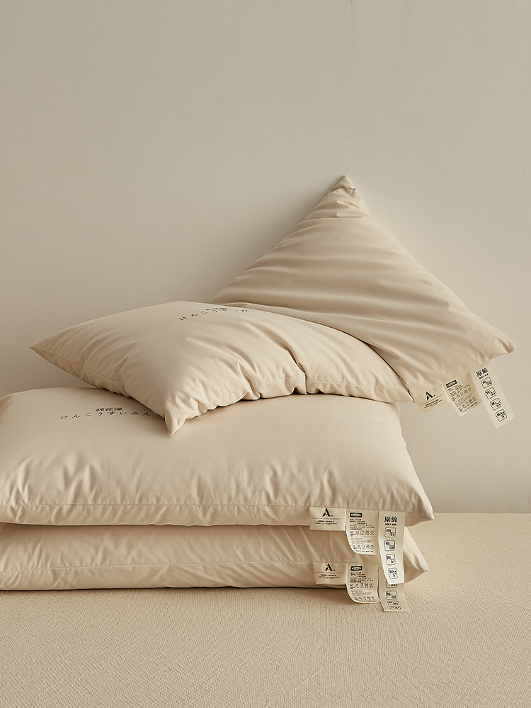天然A類原棉長絨棉枕芯護頸助眠單人單隻家用棉花枕 (8.3折)