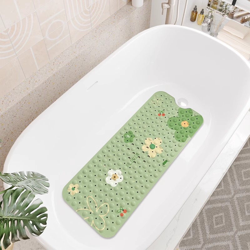 簡約現代pvc防滑地墊 浴室家用浴缸專用加厚腳墊