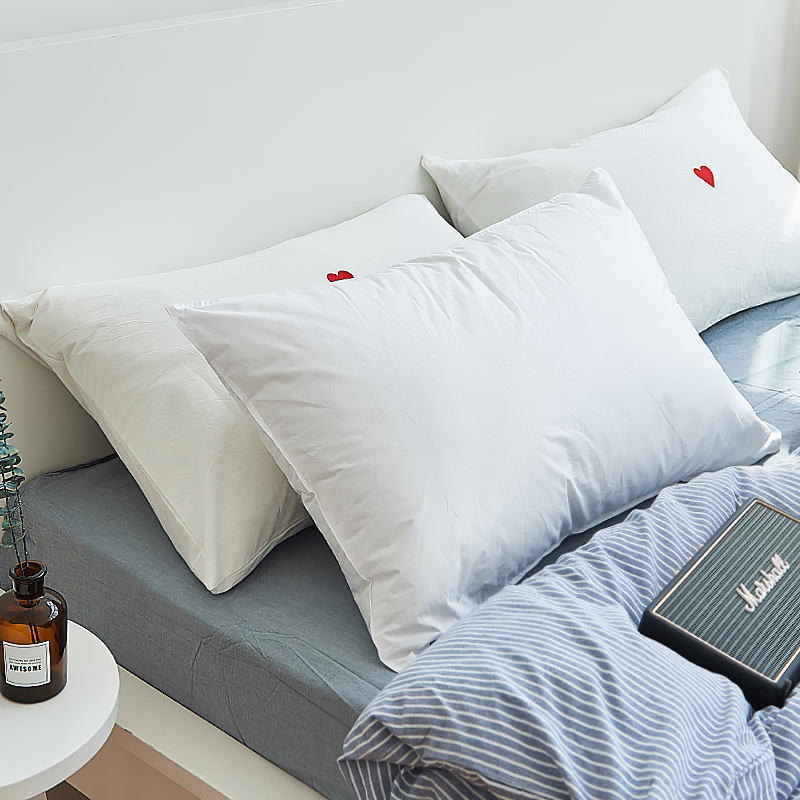 奢華舒適羽絲絨單人枕芯柔軟纖維提供極致睡眠體驗