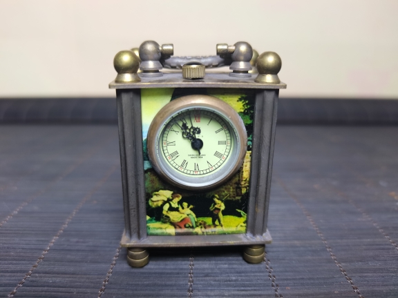 懷舊復古擺件 純銅精緻老式機械錶小鐘表 (8.3折)