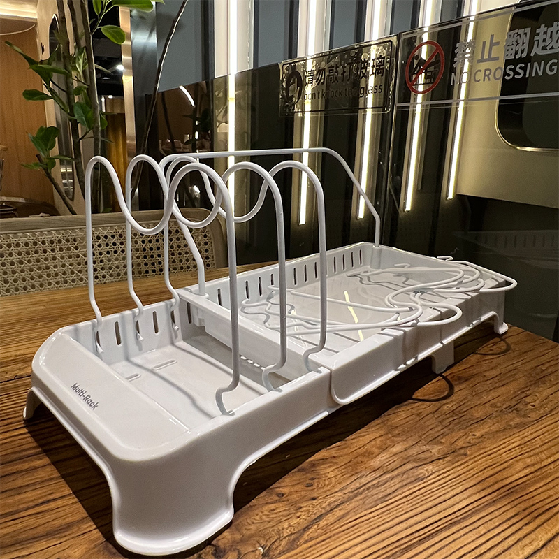 伸縮瀝水收納碗架 現代簡約廚房用品碗碟置物