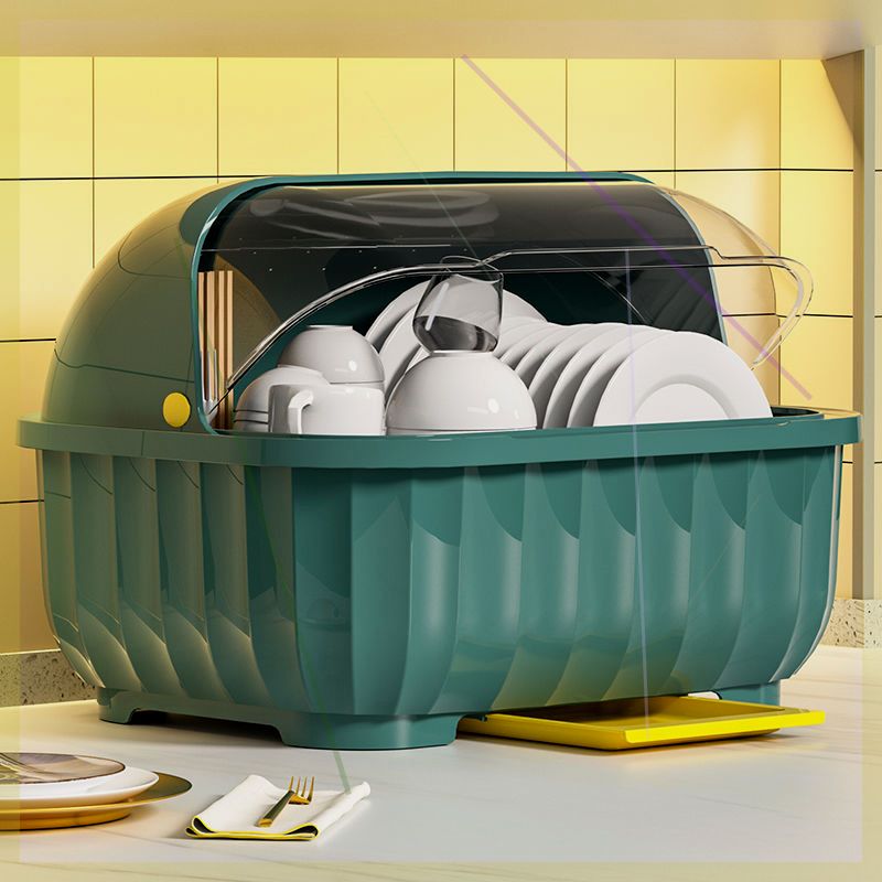 廚房置物架碗架瀝水籃塑料收納盒收納餐具櫃
