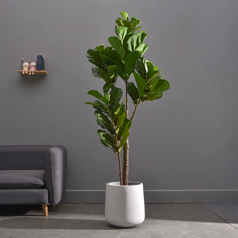 室內落地假樹植物 北歐大型仿真琴葉榕盆栽裝飾擺件 (1.4折)