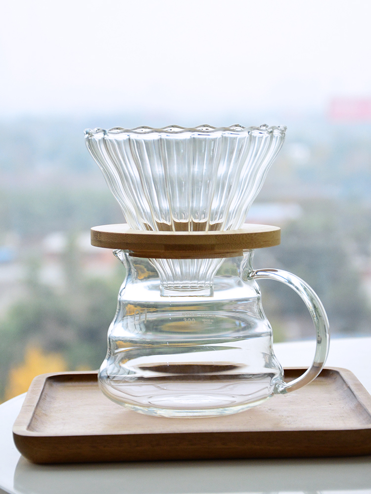 雲朵分享壺 玻璃杯 咖啡杯 日式手工牛奶杯 泡花茶公道杯