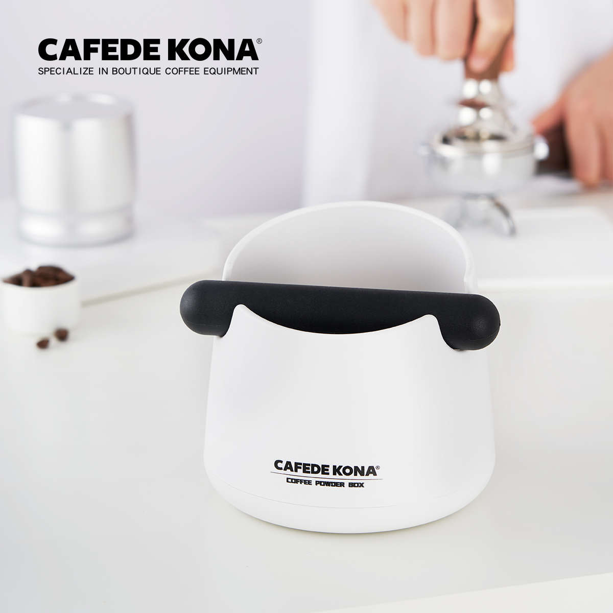 時尚風格家用咖啡敲渣桶 高質感半自動咖啡機粉渣盒