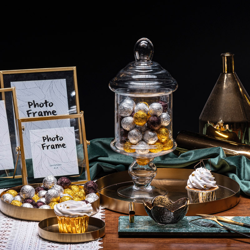 仿真巧克力紙金銀糖果球拍攝道具甜品臺場景佈置裝飾
