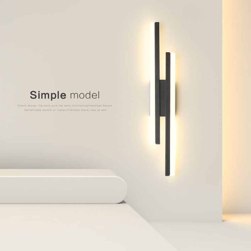 極簡風格壁燈打造溫馨臥室氛圍適用於各種空間可選多種款式