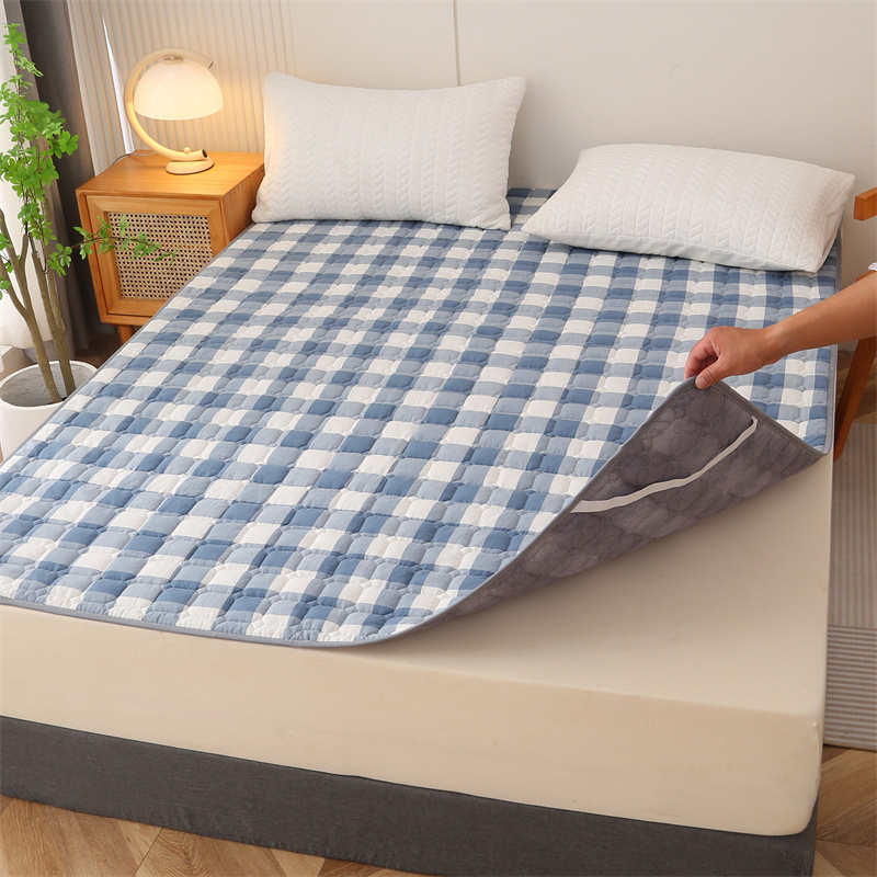 簡約現代風格床墊軟墊薄款墊褥家用褥子床褥墊被鋪單人宿舍保護墊子摺疊固定