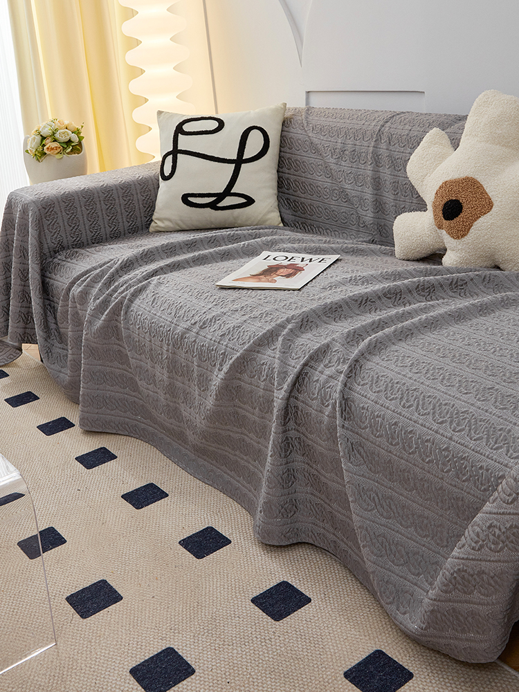 防貓抓質感沙發墊套 簡約現代風格 涼感布料蓋巾式多功能沙發墊 (7.1折)