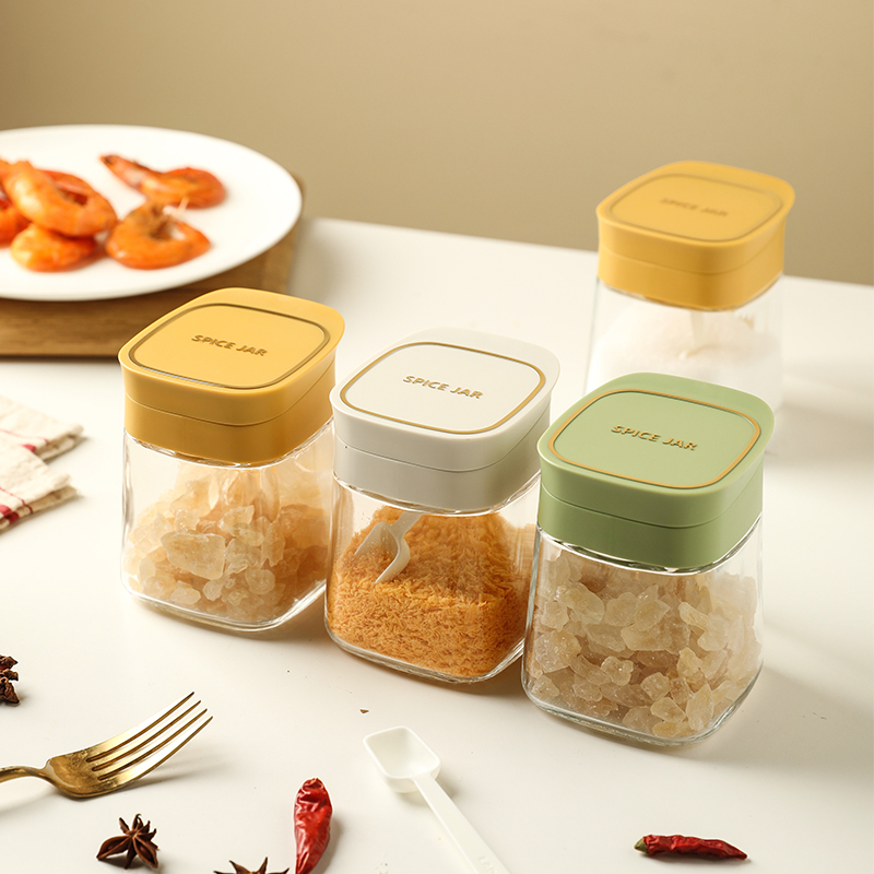 玻璃質感北歐風調料罐組合 餐廳廚房必備 食品級材質 安全可靠