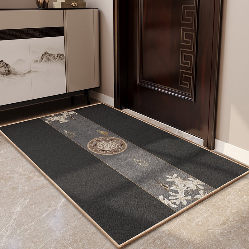 新中式家用腳墊防滑地毯 適合客廳進門門口地墊