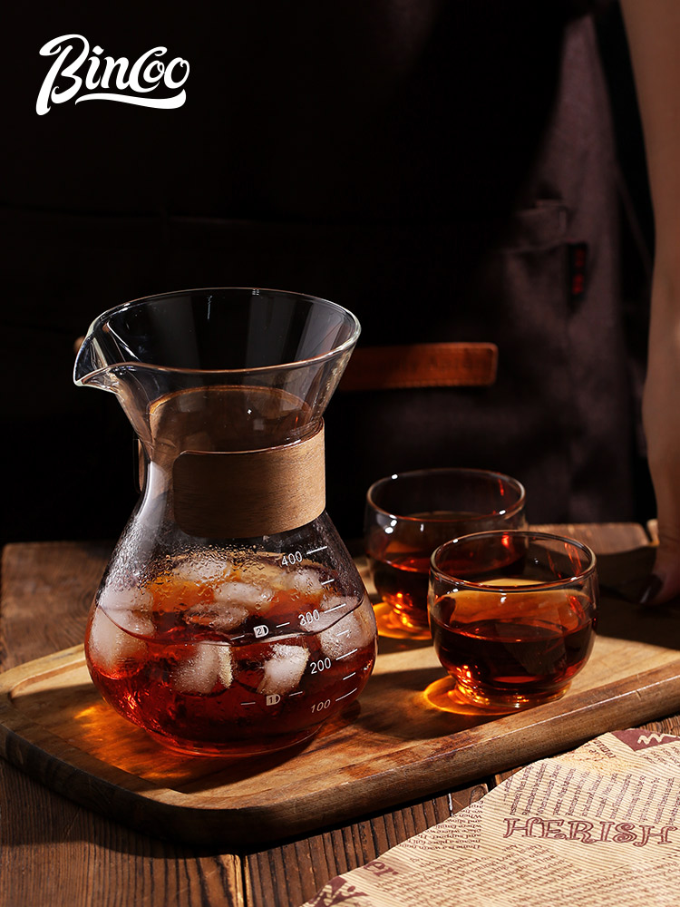 玻璃雙人手沖咖啡壺 高質感簡約風日式手沖咖啡器皿