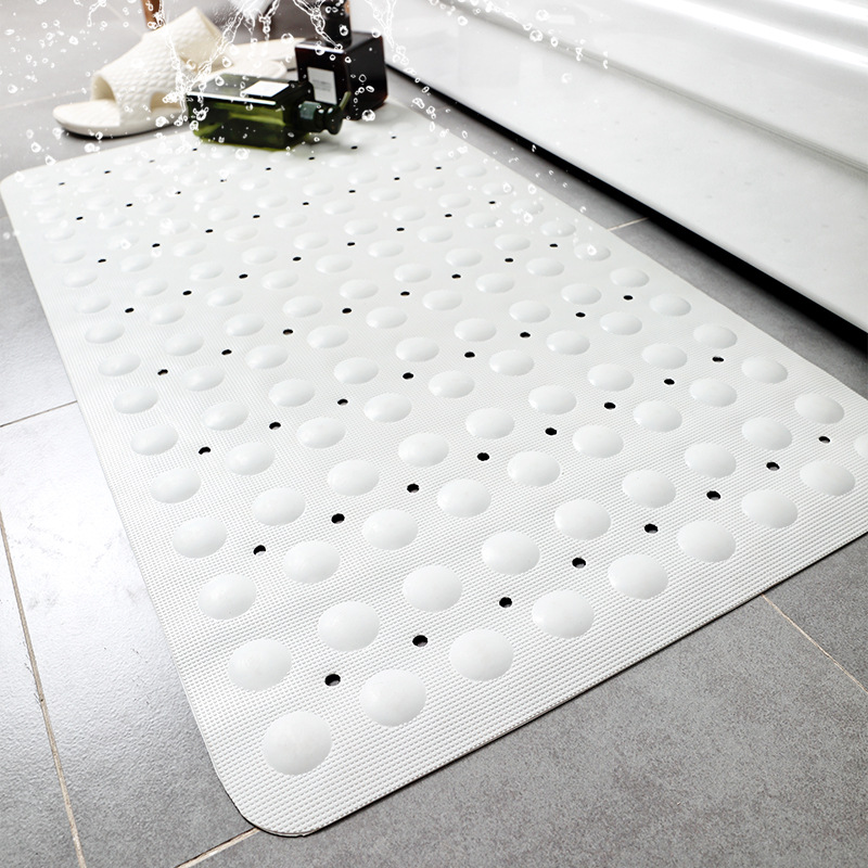 家用腳墊pvc材質 簡約現代風 白色氣泡墊 浴室地墊