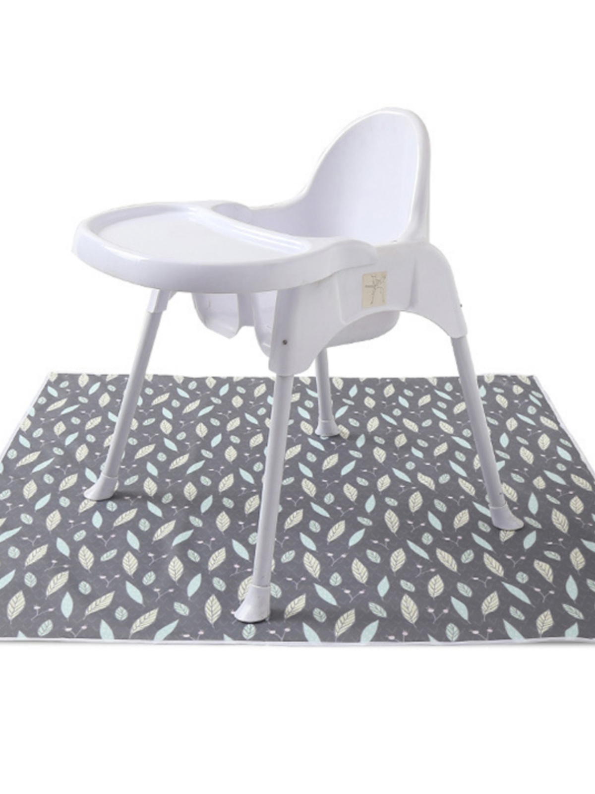 簡約現代高腳餐椅防水地墊防滑可機洗適合客廳家用