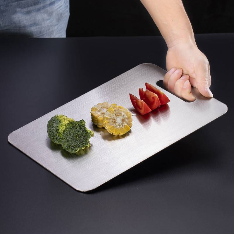 不鏽鋼砧板防鏽廚房防滑長方形家用切水果切菜擀麵案板 (8.3折)