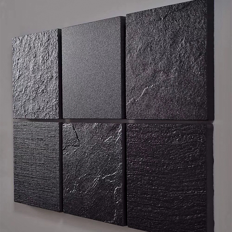 黑色地磚  80凹凸板岩通體瓷磚  衛生間仿古磚  啞光牆磚  商鋪地板磚 (8.3折)