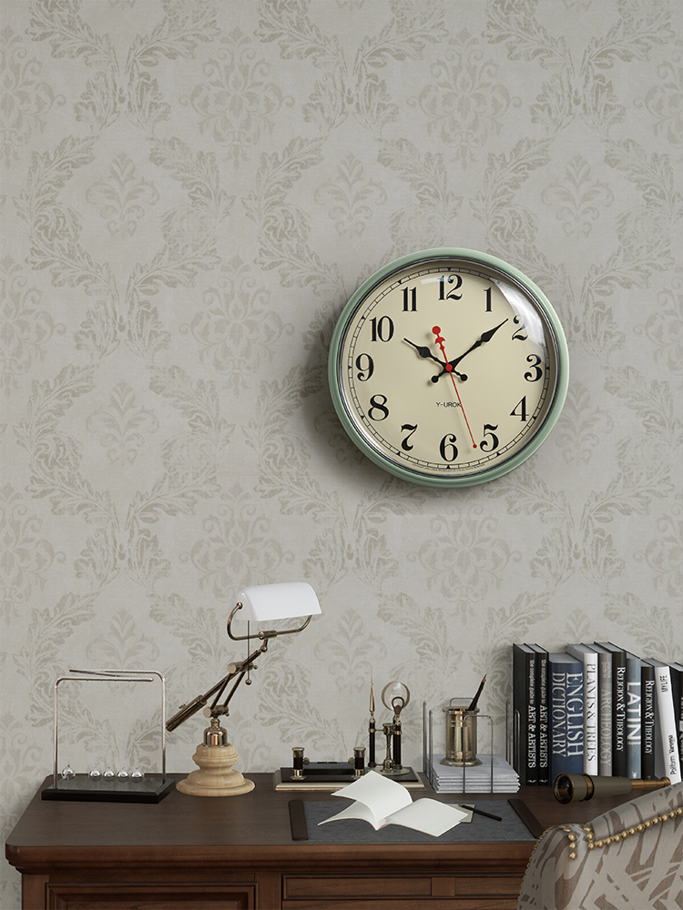美式復古客廳 輕奢掛鐘 北歐簡約 創意時尚 靜音時計 臥室鐘錶