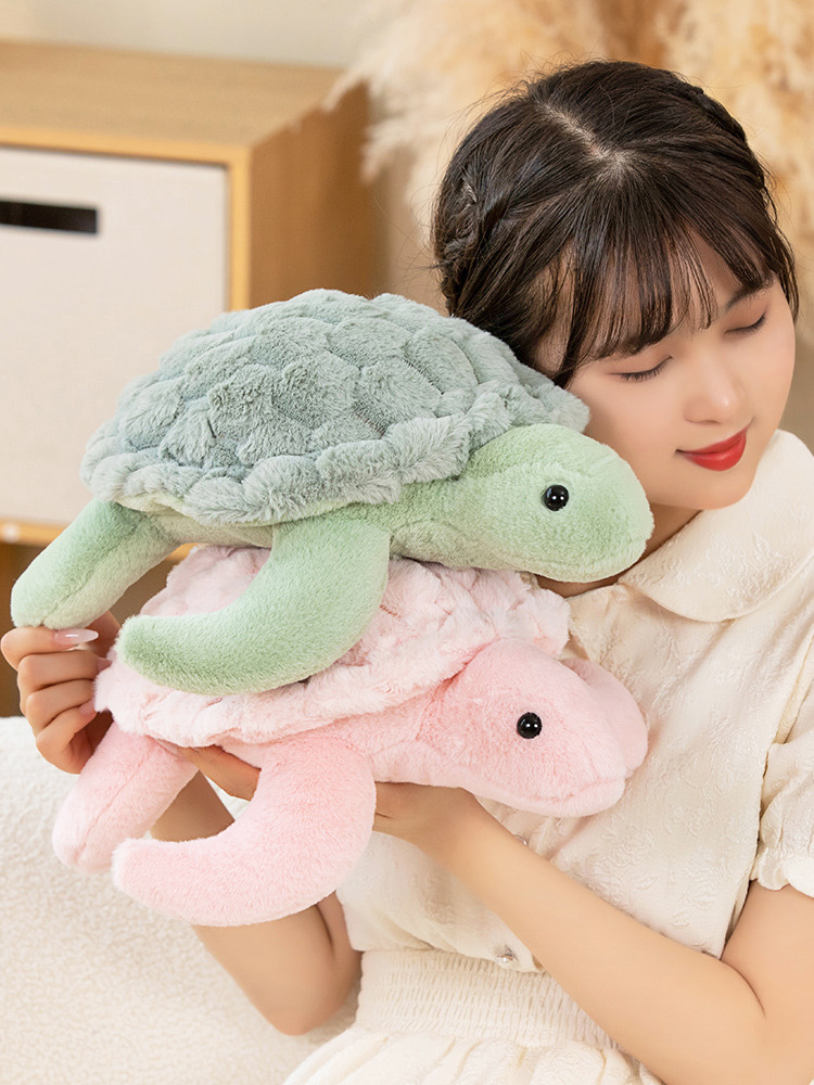 日式風可愛小烏龜抱枕毛絨靠墊沙發床上午睡趴枕頭