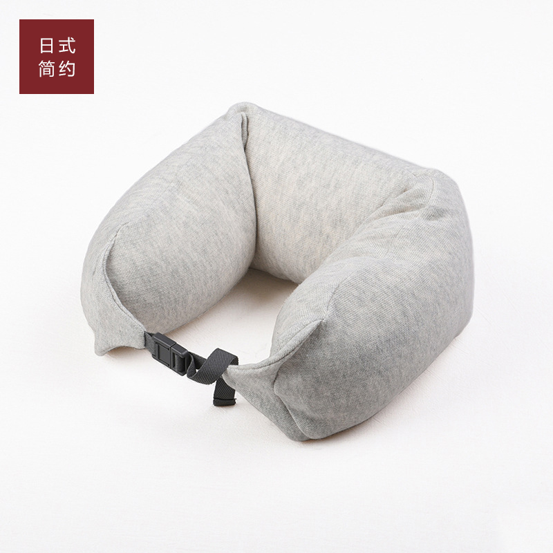 棉質折疊式無標品牌u型枕 適用於成人 多款顏色可選擇