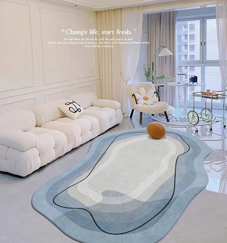 奶油雲朵異形沙發墊茶几墊擦洗耐髒現代簡約風適用客廳臥室 (8.3折)