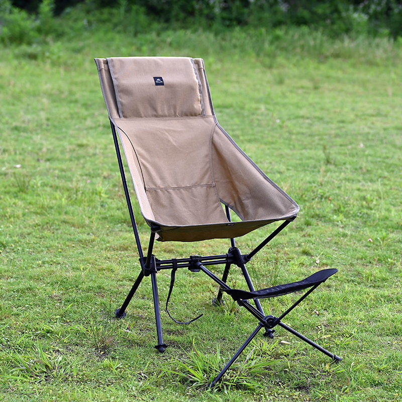 戶外露營月亮椅躺椅靠背椅精緻露營伸縮折疊桌椅組合 (1.4折)