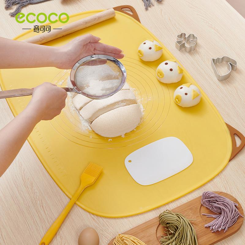 親子彩繪硅膠揉麵砧板加大加厚食品級烘焙擀麵和麵墊