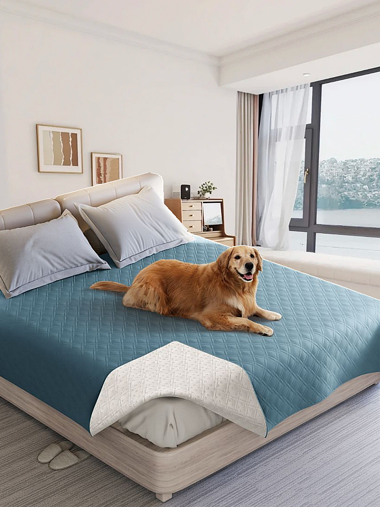 寵物防水床單不沾毛防止貓抓狗狗毛髮床罩四季沙發墊