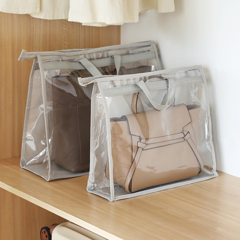 透明衣櫃收納袋防塵袋懸掛式掛袋保護神器密封整理架包包收納