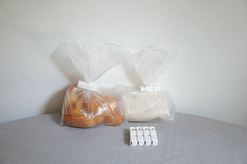 日本進口食品封口夾零食密封夾麵包袋封口夾吐司保鮮袋專用一組6枚