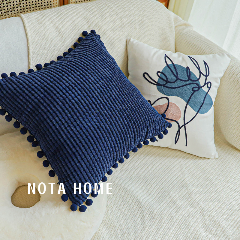 北歐風立體幾何造型靠枕沙發床頭午睡靠墊含芯立體抱枕靠墊