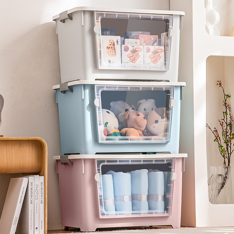 星優 特大號 兒童玩具整理箱 北歐風格 抽屜式 塑料 100l 大容量 客廳收納箱