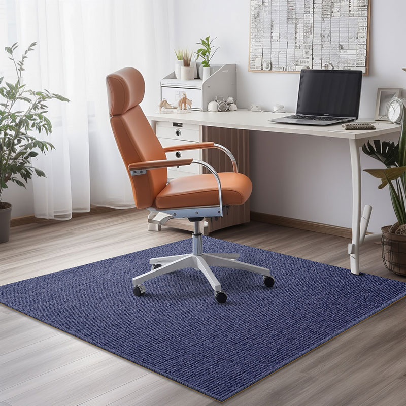 現代風格可手洗家用方型地毯 電腦椅地墊防滑書桌耐髒轉椅滑輪
