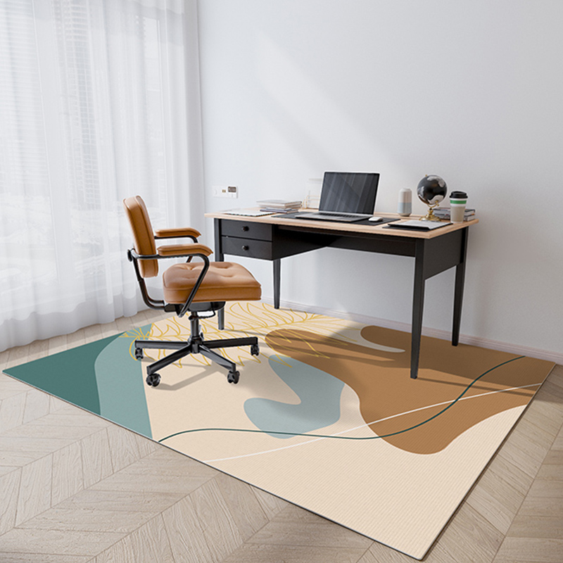 獨特圖案創意簡約防滑電腦椅地墊居家辦公室地毯
