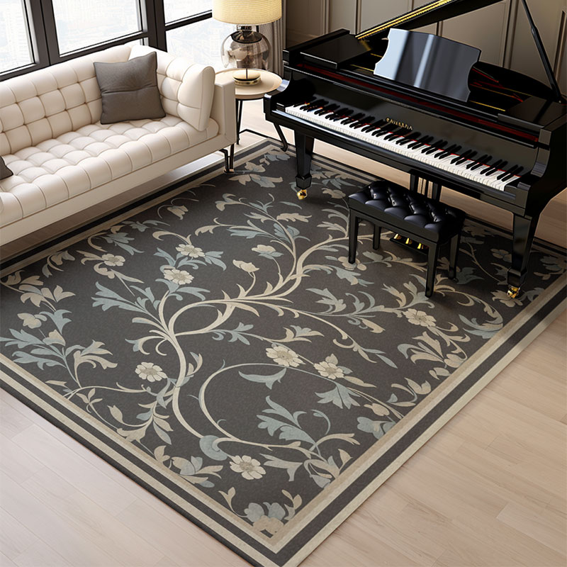 鋼琴地毯加厚家用耐髒隔音減震專用地墊 防水吸音