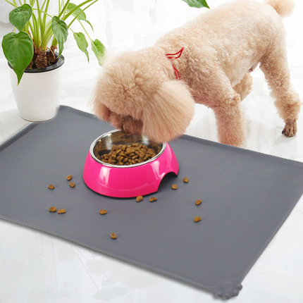 防溢出寵物餐墊 矽膠材質 防滑防潮 防水耐咬 適用貓狗