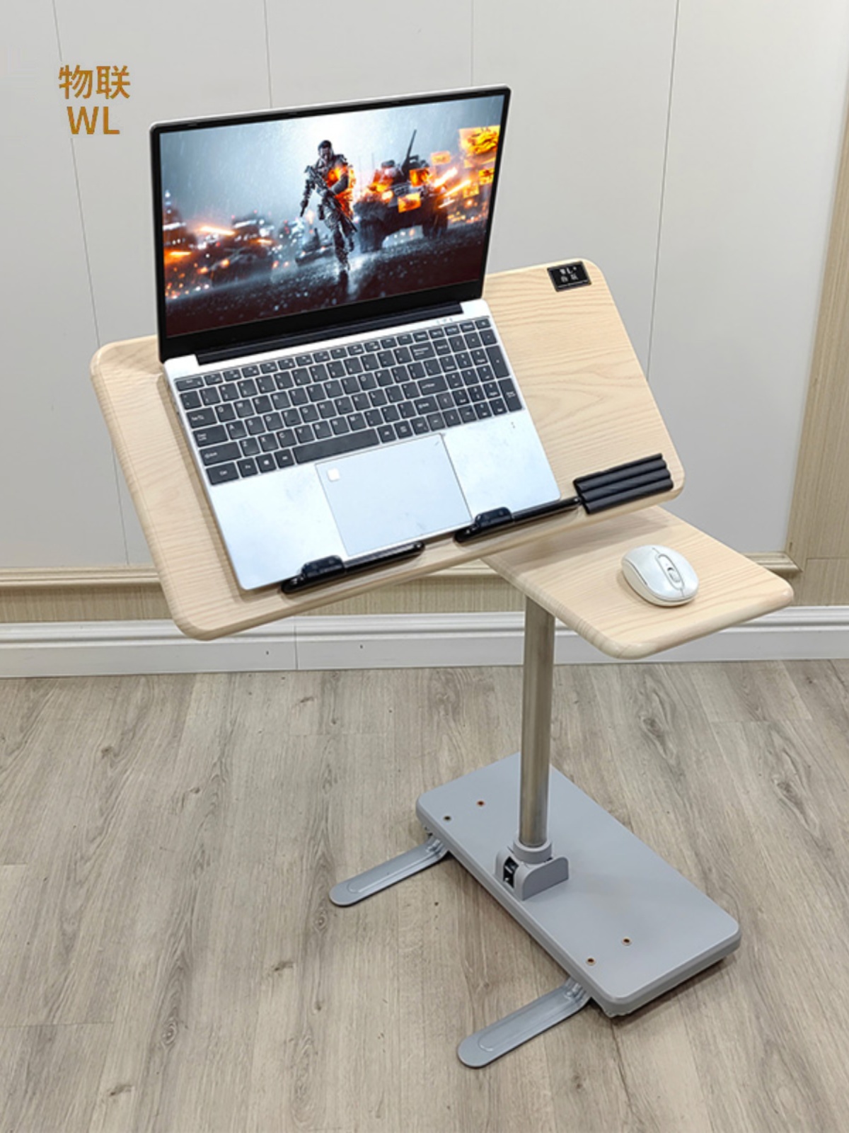 物聯 可折疊 滑輪 可升降 移動 筆記本電腦桌 床邊 沙發 桌 懶人桌