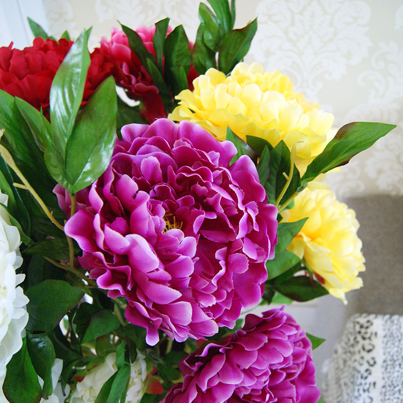客廳富貴裝飾花落地套裝花束花藝 塑料花仿真花假花大朵