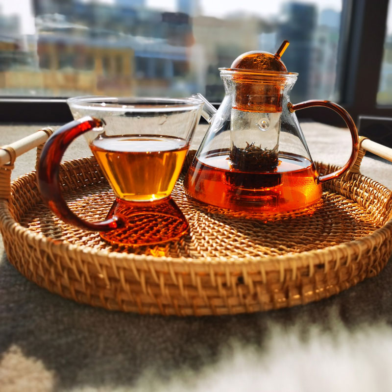 英美法式下午茶茶具套裝 泡茶壺玻璃高溫茶水花茶杯 家用輕奢 小敏家