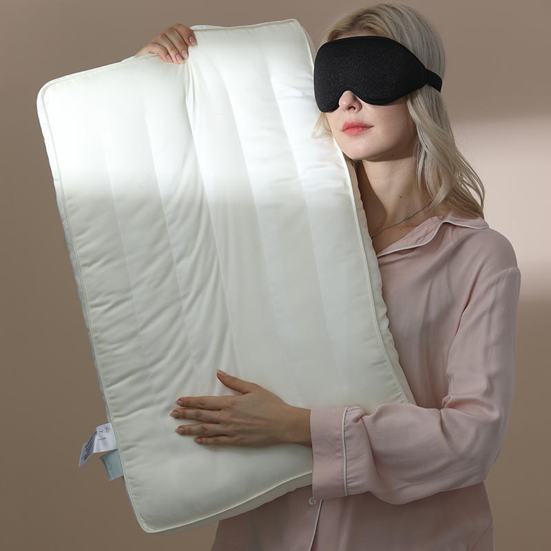 玻尿酸纖維單人枕睡眠全棉材質頸椎舒適支撐
