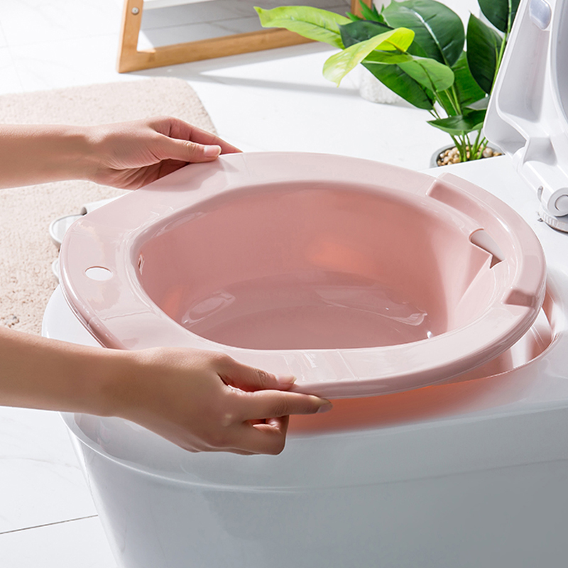 中式塑膠成人普通浴桶浴盆 護理坐浴盆 免蹲馬桶老人產婦