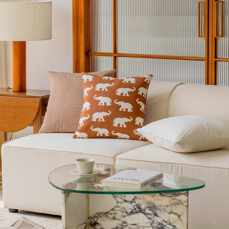 北歐風雪尼爾沙發抱枕套簡約風格床頭靠墊靠枕居家客廳裝飾品