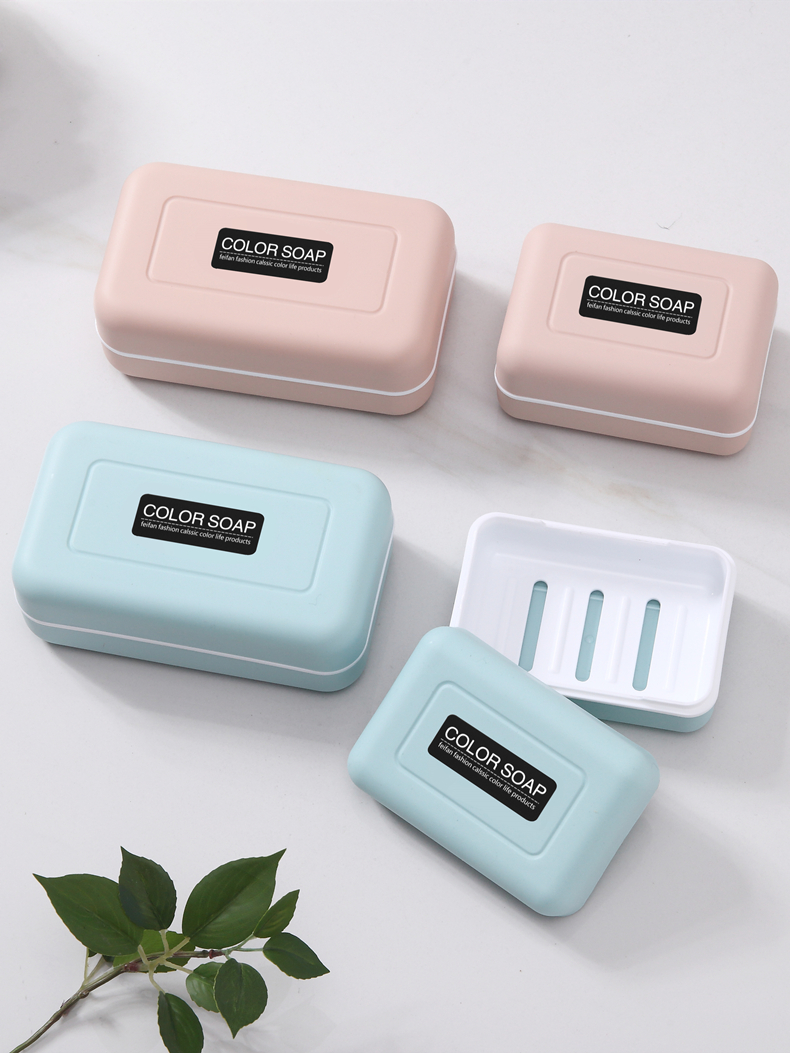 日式雙層瀝水皂盒 浴室創意便攜肥皂盒