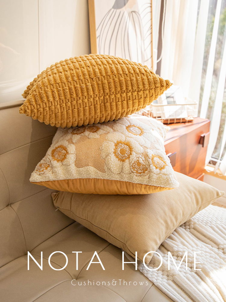 北歐風柔軟靠枕套抱枕套坐墊客廳沙發靠墊套午睡靠墊