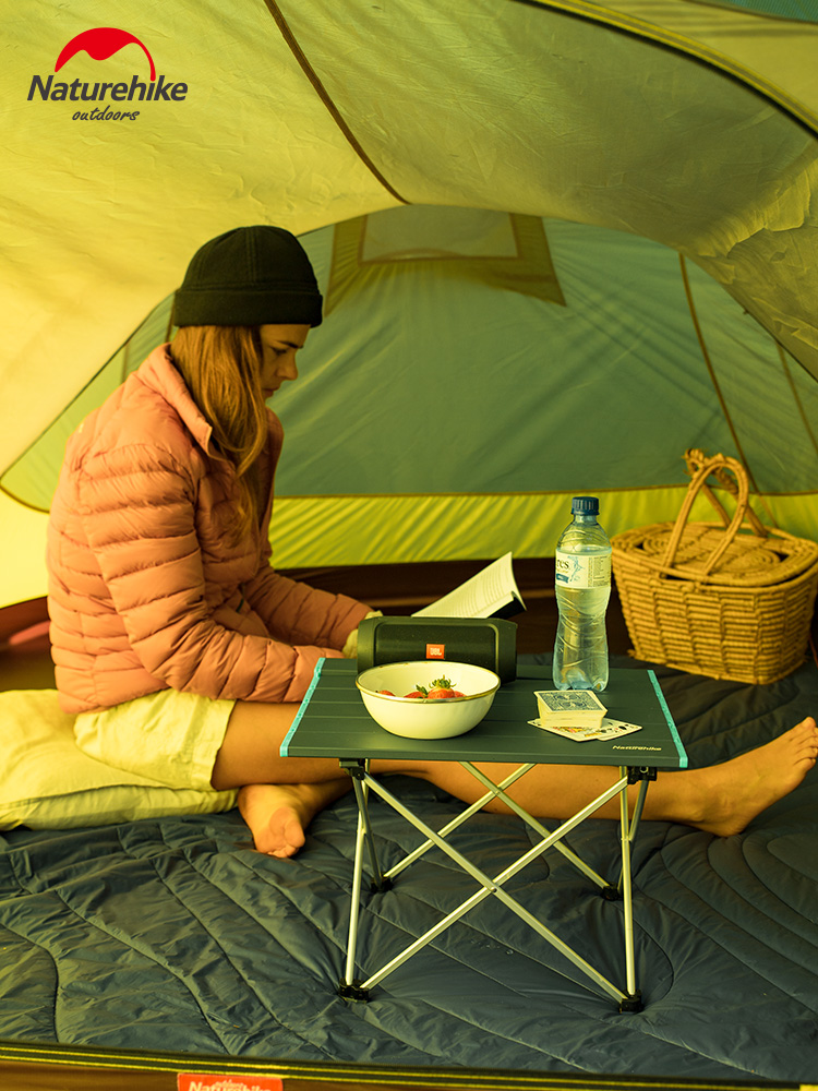 臺灣休閒鋁製戶外野餐桌帳篷可摺疊適合露營自駕遊野餐烤肉
