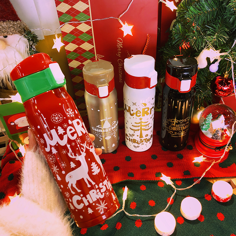 簡約聖誕禮物麋鹿保溫杯裝飾臥室讓您日常送禮更可愛 (8.3折)