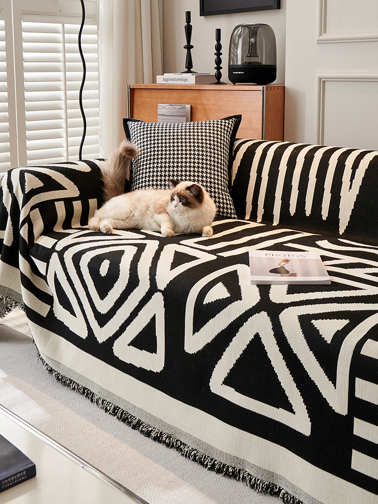 貓狗抓不破沙發蓋布簡約現代風格全蓋沙發套罩