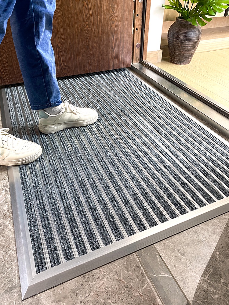 鋁合金防塵地墊簡約現代風格家用室外入戶門腳墊客廳適用