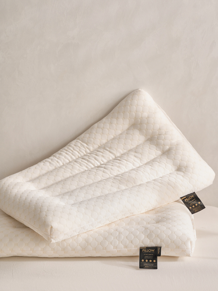 3d水立方針織泡泡絨護頸枕頭單人舒適柔軟可機洗枕芯