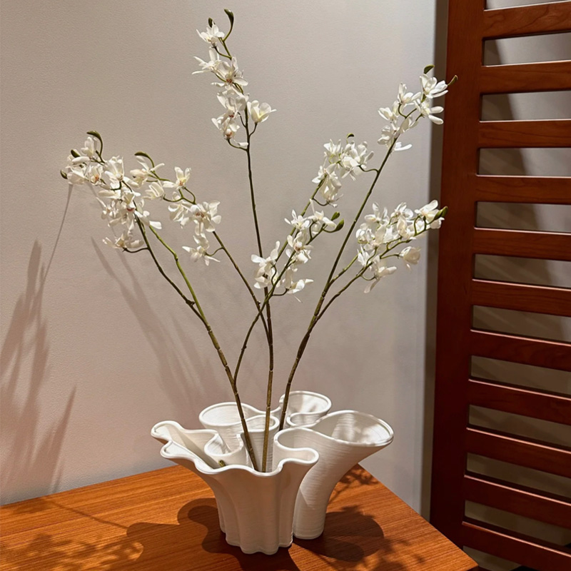 流沙雅丹裝飾陶瓷花瓶花器插花盆簡約現代家居客廳裝飾品