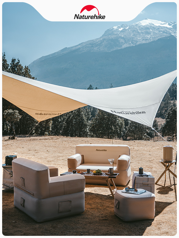 naturehike挪客戶外露營雙人充氣沙發便攜嬾人充氣牀單人空氣牀